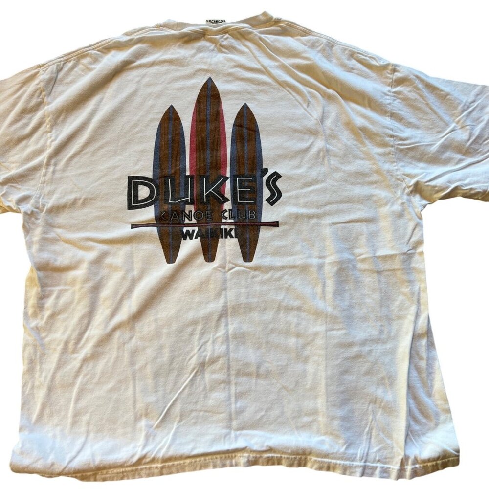 DUKES CANOE CLUB Waikiki surf T Shirt MEN 3XL